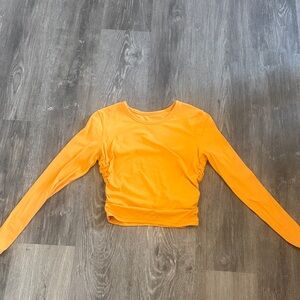 Lululemon Orange Long Sleeve Women's Top